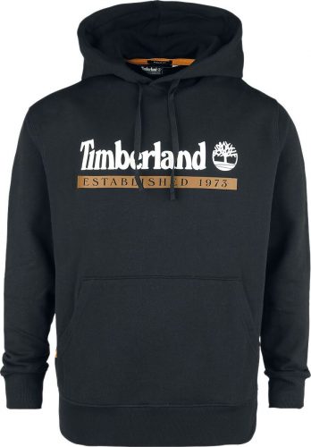 Timberland Mikina Estab 1973 Mikina s kapucí černá