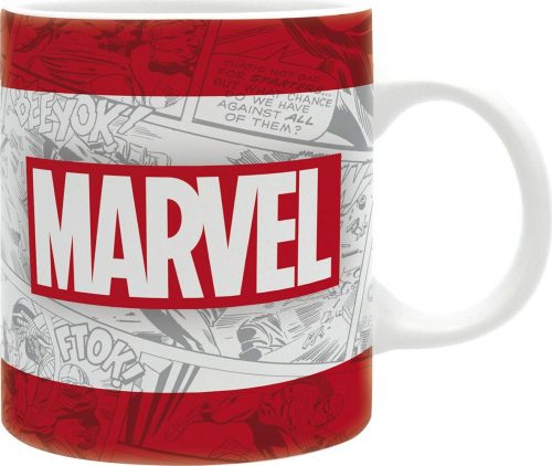 Marvel Marvel Logo Classic Hrnek cervená/bílá