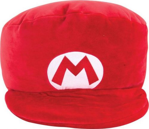 Super Mario Mario Kart - Mario's Hat (Club Mocchi-Mocchi) plyšová figurka cervená/bílá