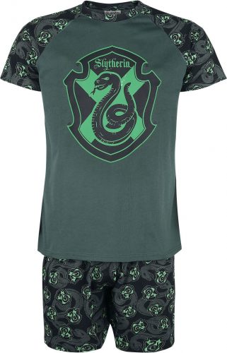 Harry Potter Slytherin - Crest pyžama černá