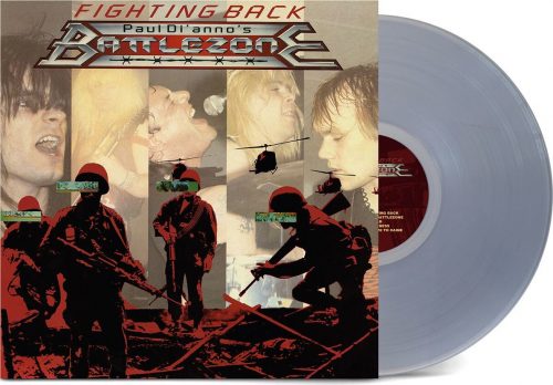 Paul Di'Anno's Battlezone Fighting back LP transparentní