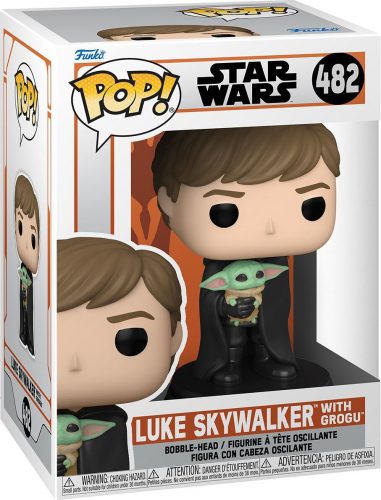 Star Wars Luke Skywalker with Grogu Vinyl Figur 482 Sberatelská postava standard