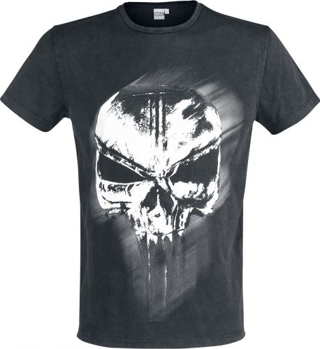 The Punisher Skull Tričko černá