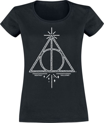 Harry Potter Deathly Hallows Dámské tričko černá