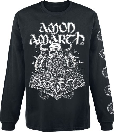 Amon Amarth Skullship Tričko s dlouhým rukávem černá