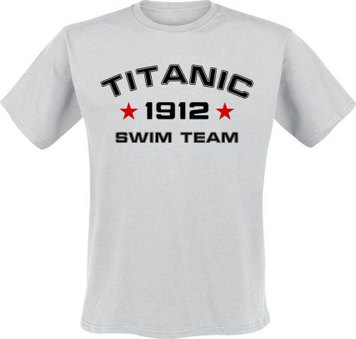 Titanic Swim Team Tričko šedý vres