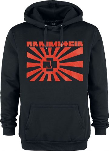 Rammstein Japanische Sonne Mikina s kapucí černá