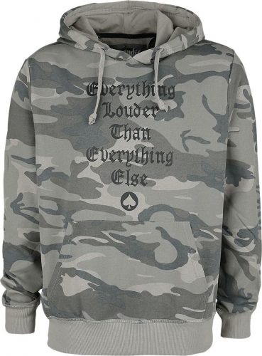 Motörhead Brandit Bastards - Hoodie Camo Mikina s kapucí sivá maskovací