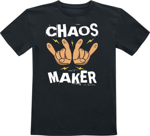 Chaos Maker Kids - Chaos Maker detské tricko černá