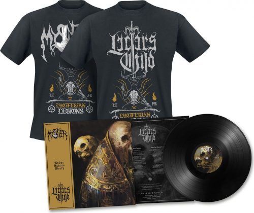 Lucifer's Child / Mystifier Under satan's wrath LP a tricko černá