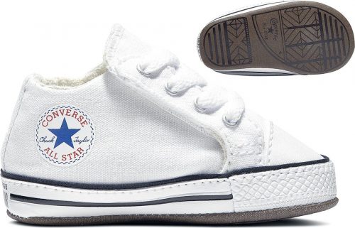 Converse Chuck Taylor First Star Cribster Kojenecké boty bílá