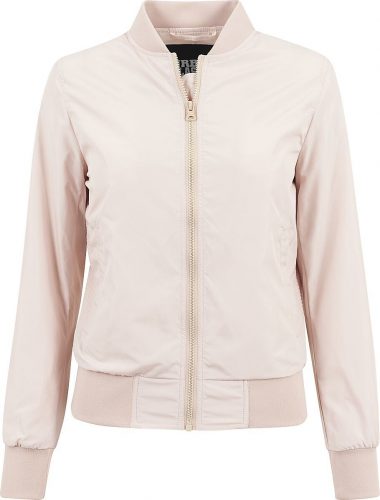 Urban Classics Ladies Light Bomber Jacket Dámská bunda starorůžová