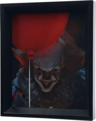 IT 3D obrázek Pennywise Zarámovaný obraz vícebarevný