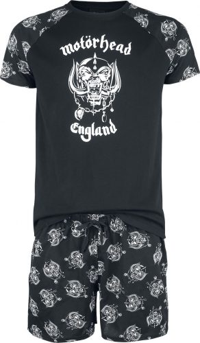 Motörhead Skull Allover pyžama černá