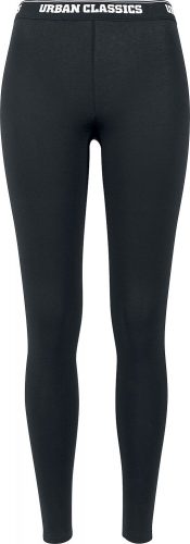 Urban Classics Ladies Logo Leggings Leginy černá