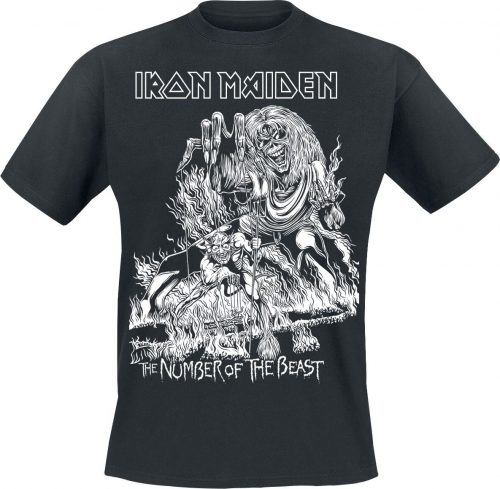 Iron Maiden The Number Of The Beast Tričko černá