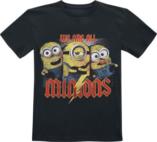 Minions Kids - We Are All Minions detské tricko černá