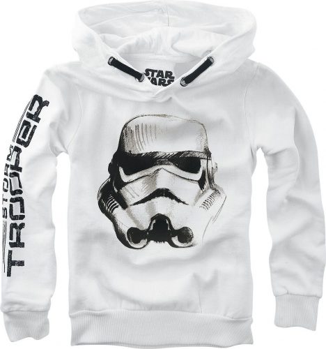 Star Wars Kids - Stormtrooper detská mikina s kapucí bílá