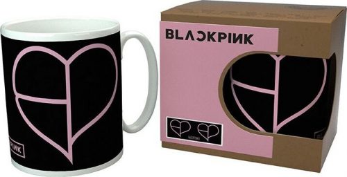 Blackpink Heart Icon Hrnek bílá