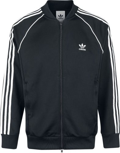 Adidas SST TT P Blue Tepláková bunda cerná/bílá