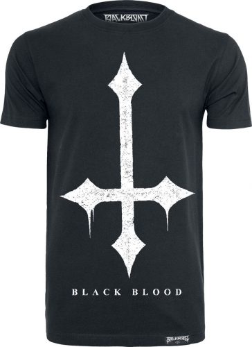 Black Blood by Gothicana Cross Tričko černá