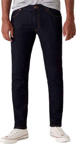 Wrangler Larston Slim Tapered Dark Rinse Džíny tmavě modrá