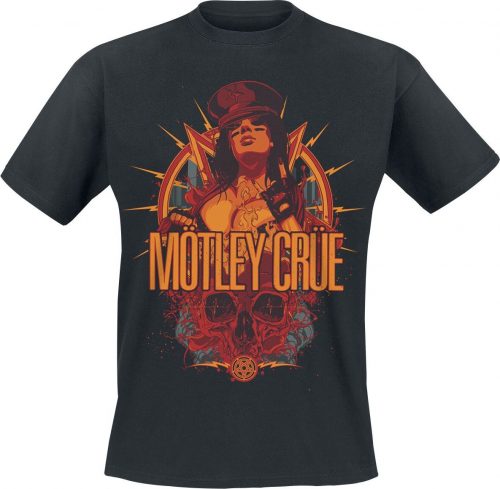 Mötley Crüe MC Girl Tričko černá