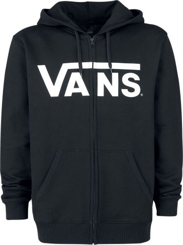 Vans Classic Zip Hoodie Mikina s kapucí na zip cerná/bílá