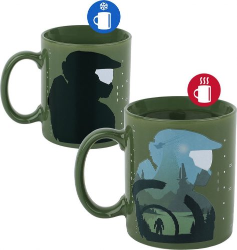 Halo Master Chief - Tasse mit Thermoeffekt Hrnek vícebarevný