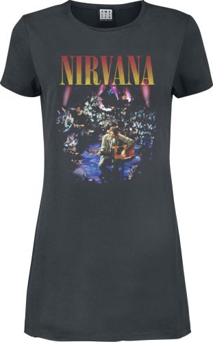 Nirvana Amplified Collection - Live In NYC Šaty charcoal