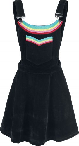 Jawbreaker Šaty Double Rainbow Šaty černá