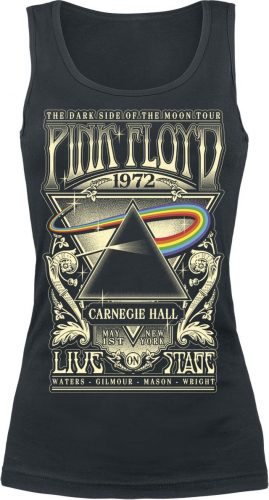 Pink Floyd The Dark Side Of The Moon - Live On Stage 1972 Dámský top černá