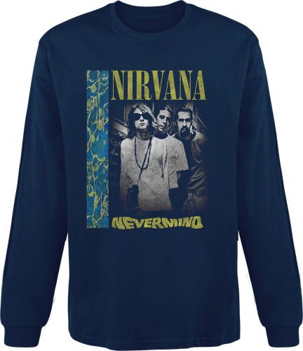 Nirvana Nevermind Deep End Mikina tmavě modrá