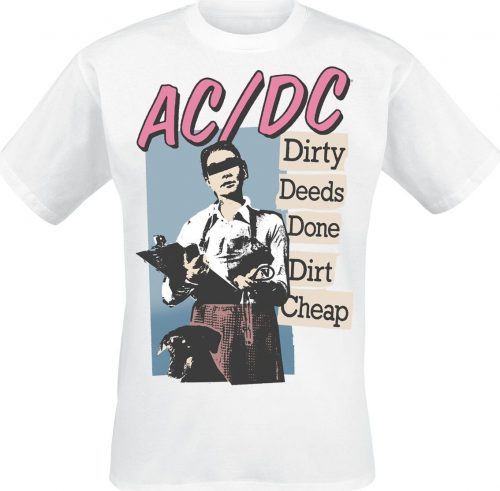 AC/DC Dirty deeds done dirt cheap Tričko bílá