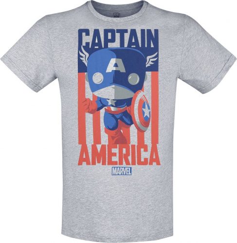 Funko Captain America Tričko vícebarevný