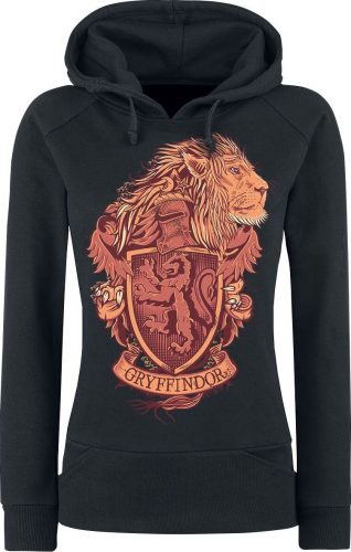 Harry Potter Gryffindor Dámská mikina s kapucí černá