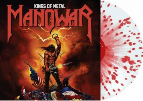 Manowar Kings of Metal LP potřísněné