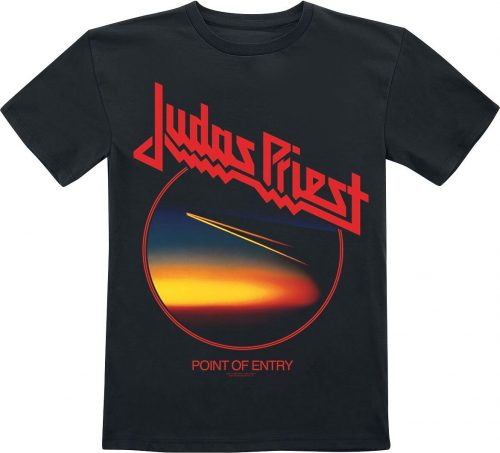 Judas Priest Kids - Point Of Entry Circle detské tricko černá