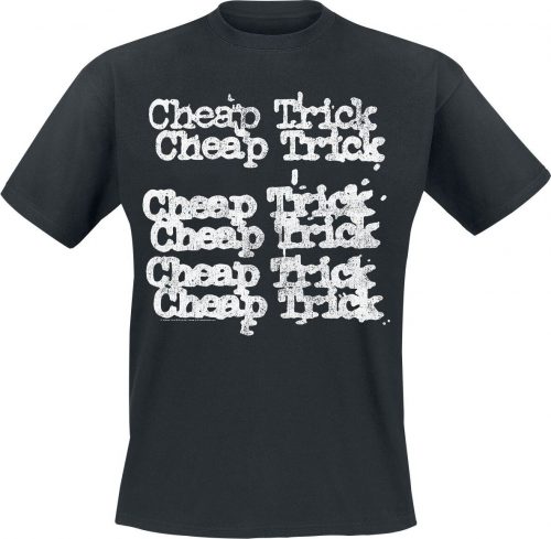 Cheap Trick Vintage Logo Tričko černá