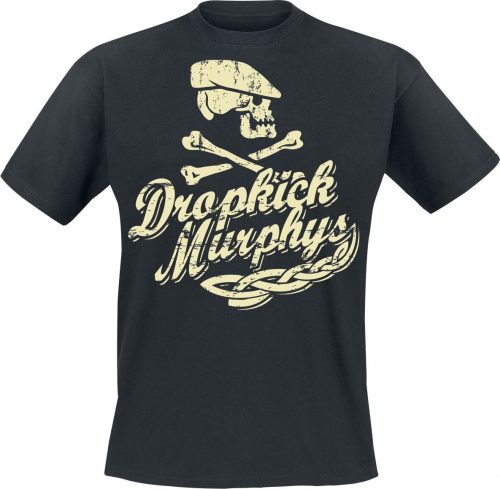 Dropkick Murphys Scally Skull Ship Tričko černá