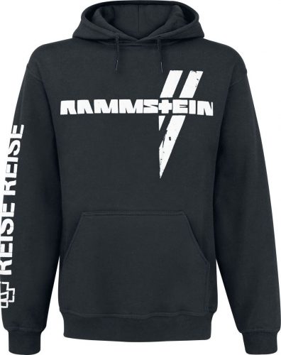 Rammstein White Cross Mikina s kapucí černá