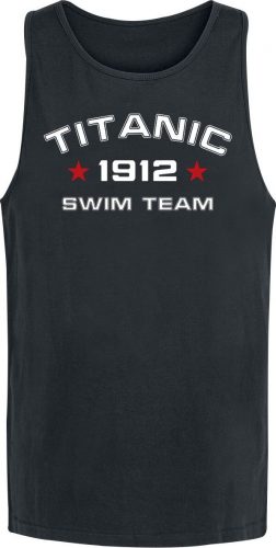 Sprüche Titanic Swim Team Tank top černá