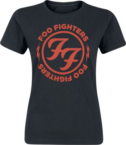 Foo Fighters Logo Red Circle Dámské tričko černá