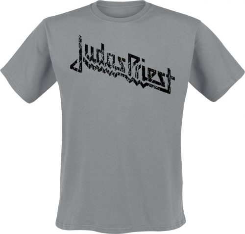 Judas Priest Vintage Logo Tričko šedá