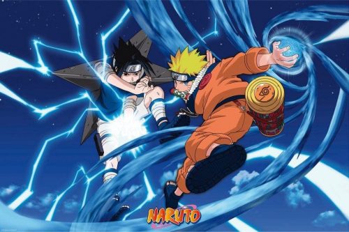 Naruto Naruto & Sasuke plakát vícebarevný