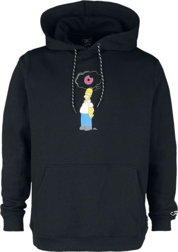 Billabong Simpsons Donut Fleece Hoodie Mikina s kapucí černá