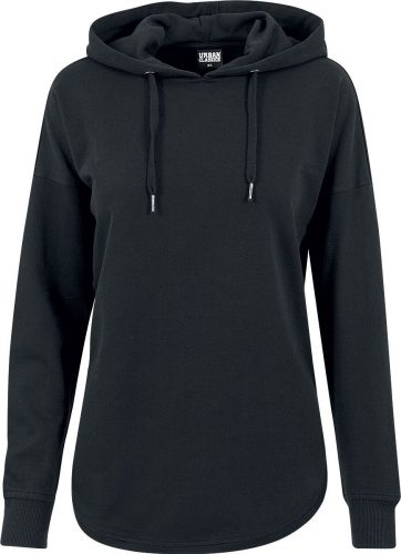 Urban Classics Ladies Oversized Terry Hoody Dámská mikina s kapucí černá