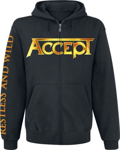 Accept Restless And Live Mikina s kapucí na zip černá