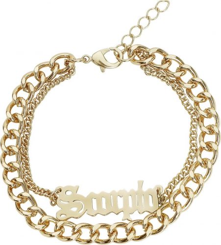 Urban Classics Zodiac Golden Anklet Scorpio retízek na nohu zlatá