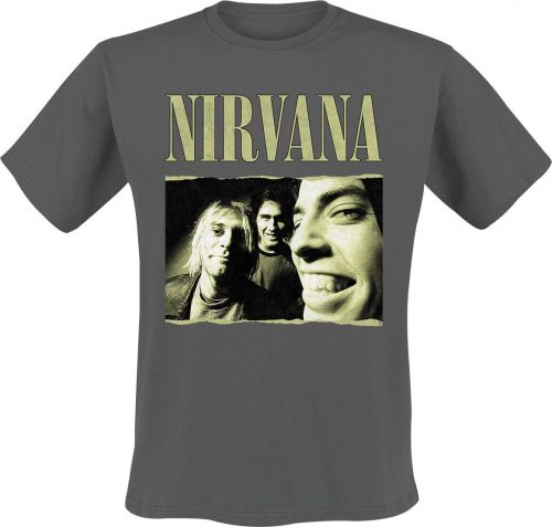 Nirvana Torn Edge Tričko charcoal